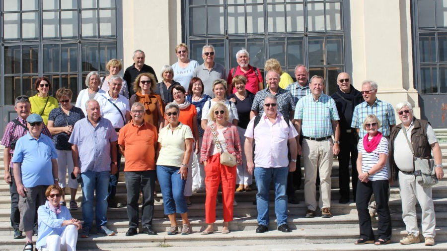 Teilnehmer der vom Stifoller Freundeskreis organisierten Reise nach Nimmesch